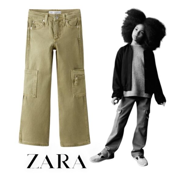 Zara Other - ZARA Kids | Green | THE NEW CARGO JEANS